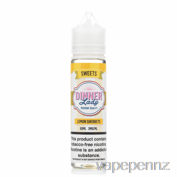 Lemon Sherbets - Vape Dinner Lady E-Liquid - 60mL 6mg VAPE NZ